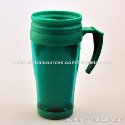 2014 New Design Promotional Lower Price PP High-quality 400mL Plastic Cup with SGS, FDA, LFGB Marks